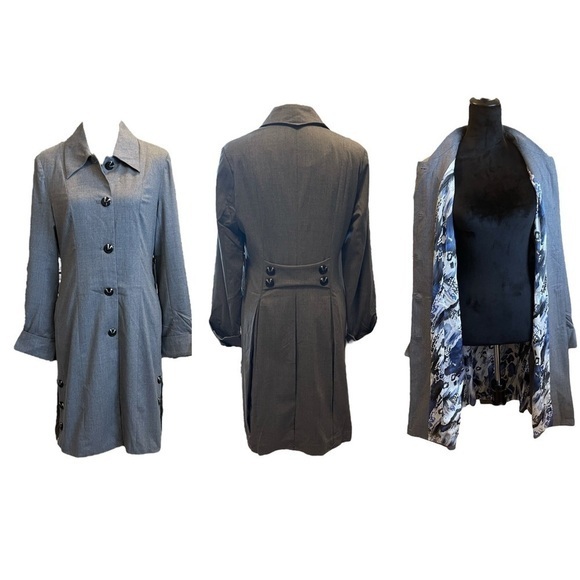 Rare 2oH (two old hippies) Wool Top Coat Coachella - Picture 3 of 11